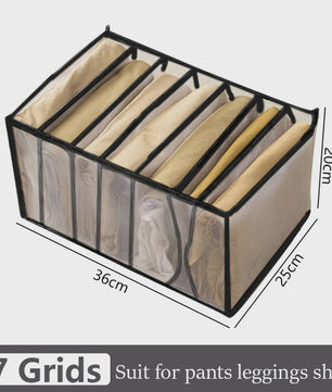 Opvouwbare Lade Organizer Set voor Ondergoed, Sokken en BH's - Mesh Opbergdozen
