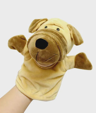 Zachte Pluche Handpoppen - Educatief Speelgoed voor Baby's en Kinderen (Diverse Dieren)