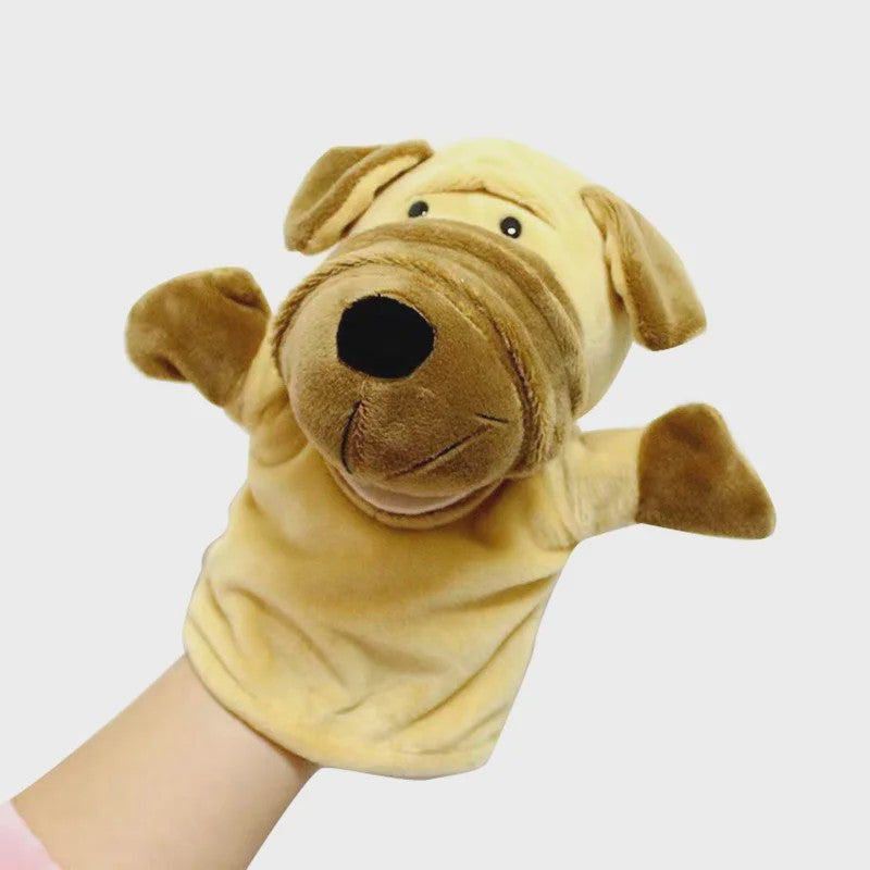 Zachte Pluche Handpoppen - Educatief Speelgoed voor Baby's en Kinderen (Diverse Dieren)