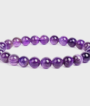 Natuurstenen Kralen Armband - Amethist, Aquamarijn, Jade & meer