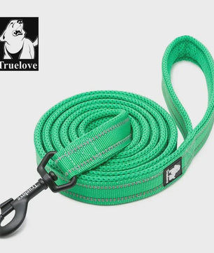 Truelove Zachte Hondenriem 200cm - Reflecterend Nylon Mesh, Gevoerd, voor Puppy tot Grote Hond/Kat