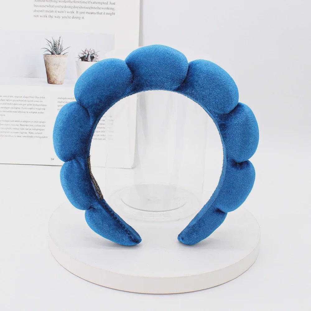 Luxe Velours Make-up Hoofdband - Comfortabel voor Gezichtswas & Huidverzorging