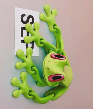 Bewegende 3D Geprinte Boomkikker - Decoratie & Bureau Speelgoed