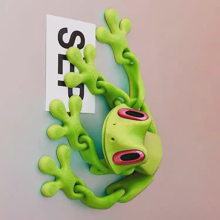 Bewegende 3D Geprinte Boomkikker - Decoratie & Bureau Speelgoed