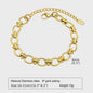 Gouden Chunky Schakelarmband met OT Sluiting - Roestvrij Staal, Aanslagvrij