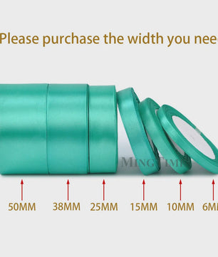 Satijnen Lint 22 Meter - Diverse Breedtes (6mm t/m 50mm) voor Decoratie & Knutselen