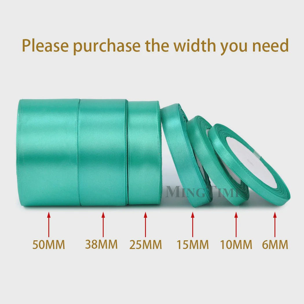 Satijnen Lint 22 Meter - Diverse Breedtes (6mm t/m 50mm) voor Decoratie & Knutselen