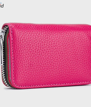 Luxe Lederen Pasjeshouder Portemonnee met RFID - Accordion Design - Heren & Dames