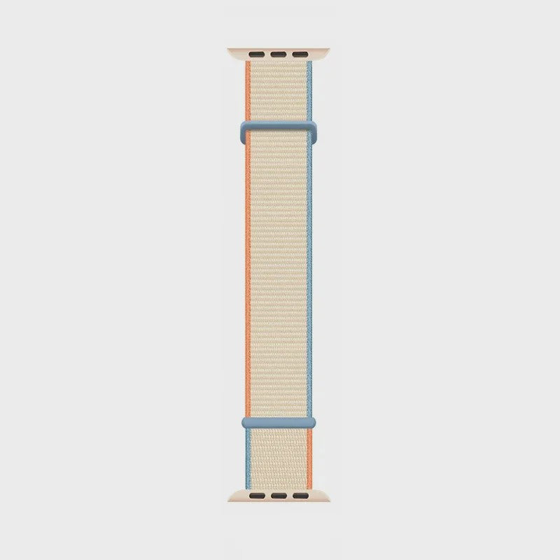 Nylon Sportband voor Apple Watch (38-49mm) - Ademend & Verstelbaar met Klittenband