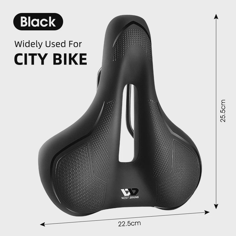 WEST BIKING Fietszadel MTB Racefiets - Ademend, Schokabsorberend & Waterdicht