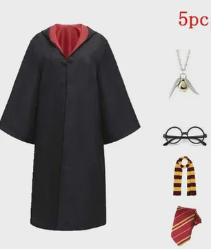 Harry Potter Cosplay Kostuum Set - Volwassenen & Kinderen - Gryffindor & Slytherin