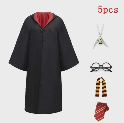 Harry Potter Cosplay Kostuum Set - Volwassenen & Kinderen - Gryffindor & Slytherin