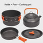 Kampeer Kookset Aluminium Outdoor Keukengerei Set - 12 Delig voor 2-3 Personen