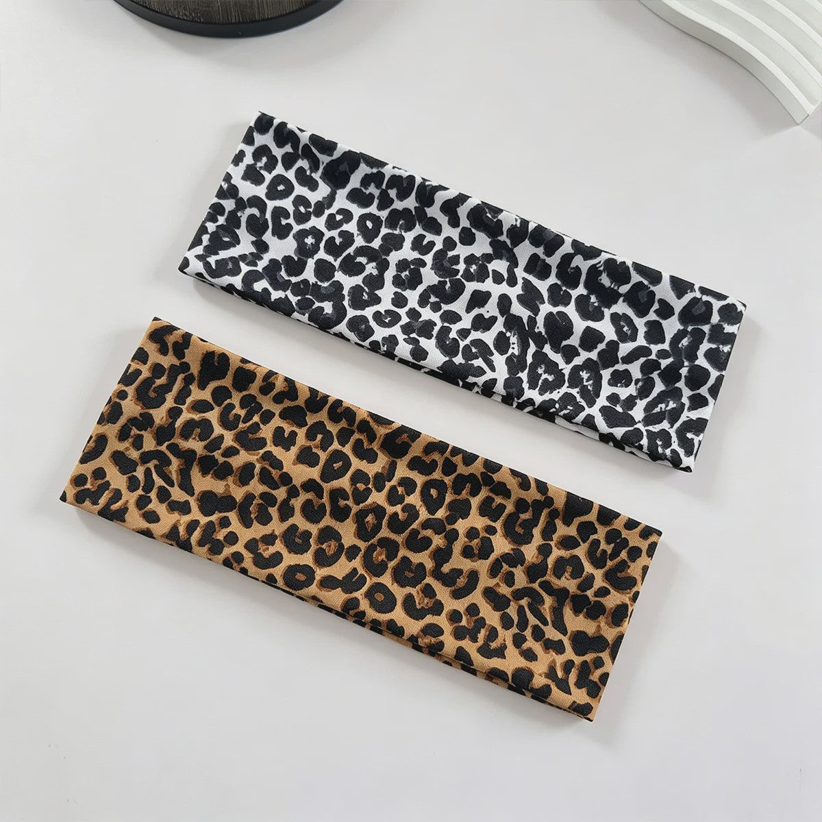 Elastische Dames Haarband met Panterprint - Stijlvol & Comfortabel voor Sport, Yoga en Dagelijks Gebruik