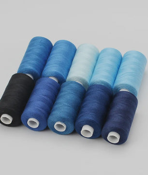 10 Rollen Polyester Naaigaren 402 - 400 Yards - Voor Hand & Machine