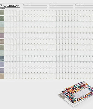 Jaarplanner 2027 - Grote Wandkalender met Planvakken en Stickers