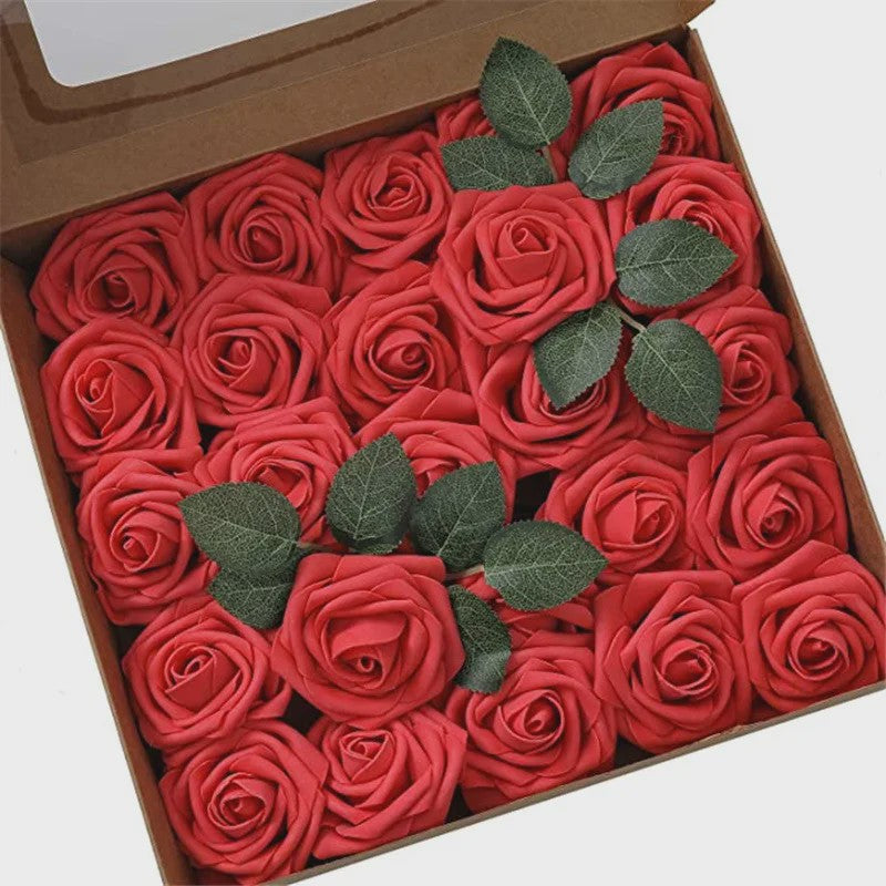 Kunst Rozen Foam - Set van 10 tot 100 Stuks - Decoratie Bruiloft, Feest & Cadeau