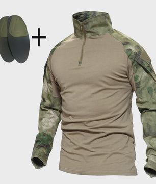 Tactisch Camouflage Uniform Set: Cargo Broek & Shirt voor Heren