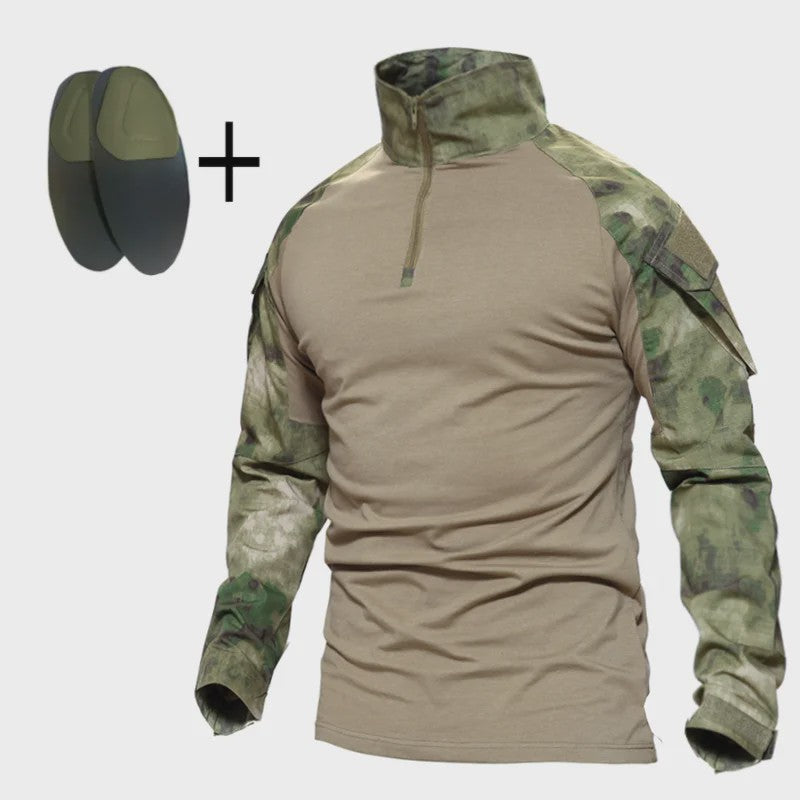 Tactisch Camouflage Uniform Set: Cargo Broek & Shirt voor Heren