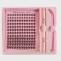 DIY Wimperextensie Set: Kluster Wimper Extensions met Bond, Seal & Tweezer (8-16mm)