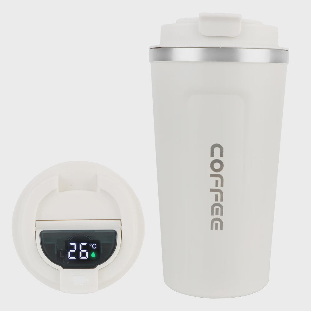 RVS Thermo Koffiebeker - Lekvrij Reizen - 380/510ML