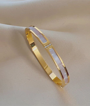 Luxe Zirkonia Armband Set - 5 Delig - Roestvrij Staal & Koper