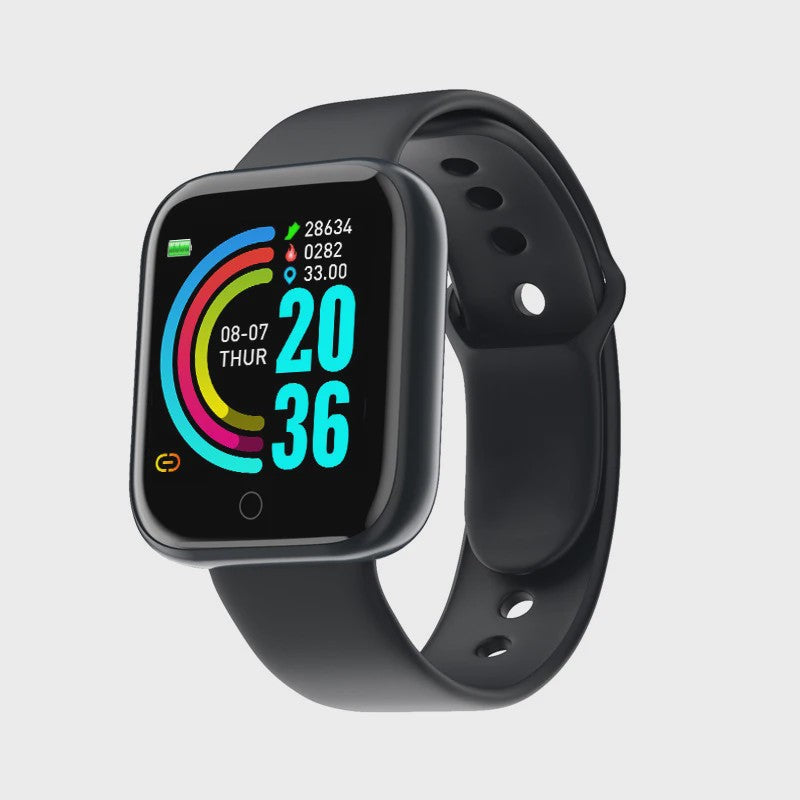 Smartwatch Y68 D20: Multifunctioneel met Bluetooth, Fitness Tracking & Slaapmonitor