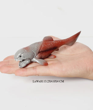 Educatieve Prehistorische Zeedieren Figuren Set: Baculite, Opabinia, Krab & Meer