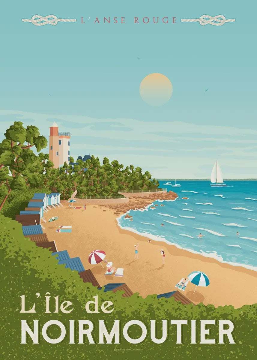 Nordic Canvas Poster: Kleurrijke Reisposters van Europese Steden - Parijs, Nice, Monaco