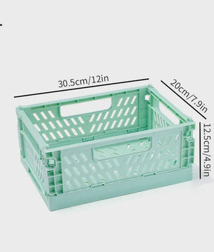 Opvouwbare Opbergkrat & Mand - Stapelbaar, Draagbaar en Ideaal voor Speelgoed, Sieraden en Cosmetica