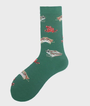 Unisex Happy Socks met Vrolijke Ontwerpen: Dinosaurus, Alien, Haai & Meer