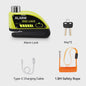 Motorfiets Schijfrem Alarm Slot 120dB Anti-diefstal Beveiliging Scooter Fiets