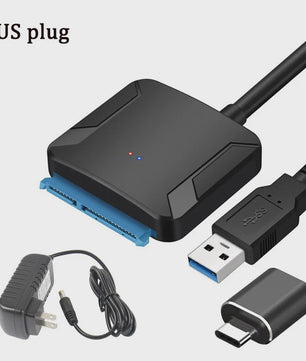 USB 3.0 naar SATA Adapter Kabel voor 2.5" en 3.5" HDD/SSD