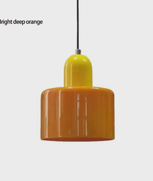 Moderne Glazen Hanglamp E27 - Sfeervolle Verlichting voor Slaapkamer, Nachtkastje of Bar