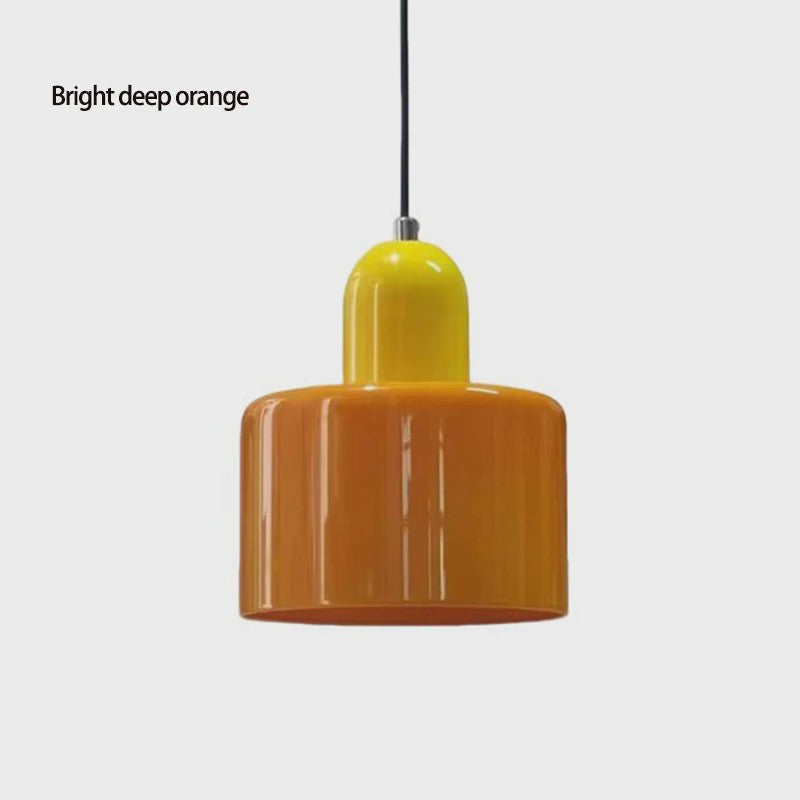 Moderne Glazen Hanglamp E27 - Sfeervolle Verlichting voor Slaapkamer, Nachtkastje of Bar