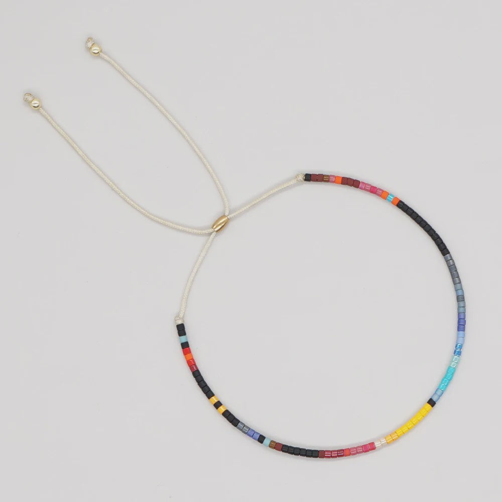Zomerse Miyuki Kralen Armband - Turquoise & Blauw - Boho & Etnisch