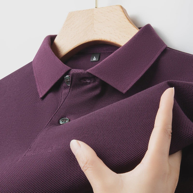 Heren Poloshirt Korte Mouw - 100% Gemerceriseerd Katoen, Ademend & Stijlvol voor Zomer, Golf & Casual