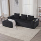 Moderne Modulaire Bank met Bekerhouder en Zijvak - Compact & Comfortabel