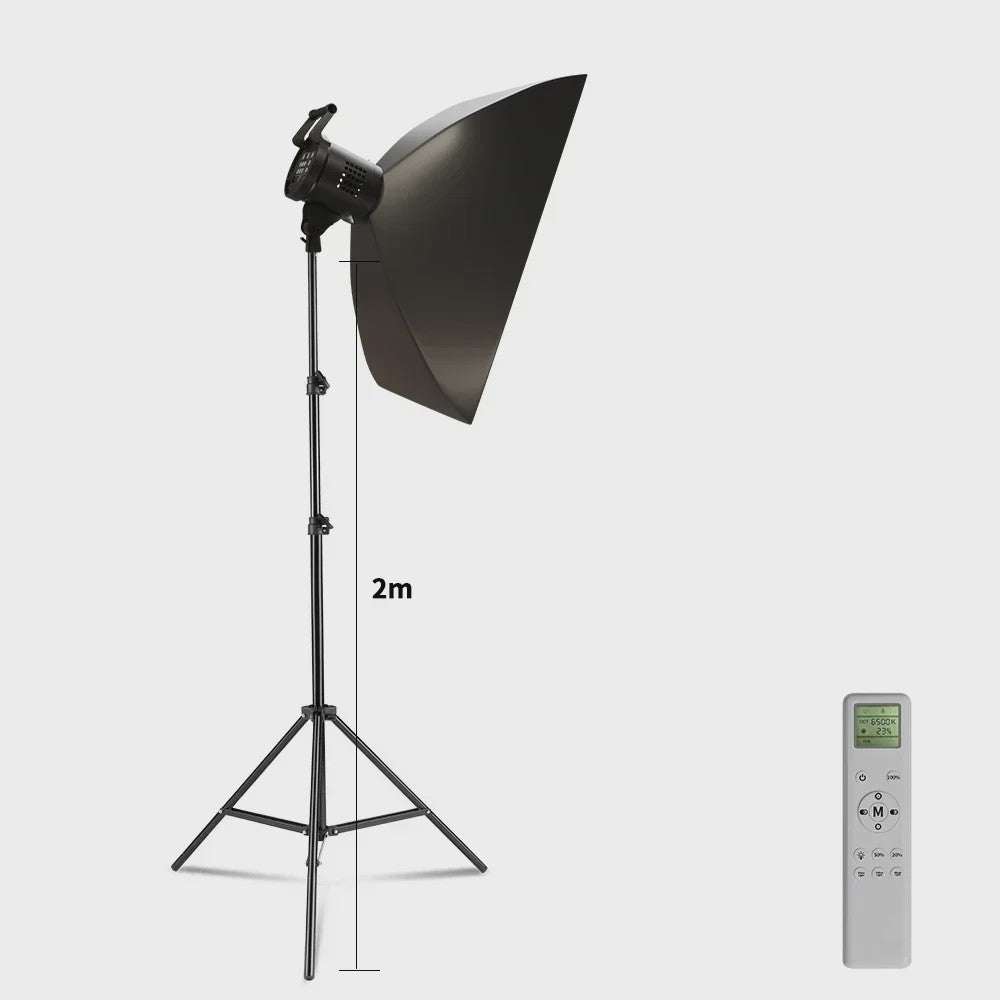 135W Bowens LED Studio Lamp met 90cm Honeycomb Softbox & Statief