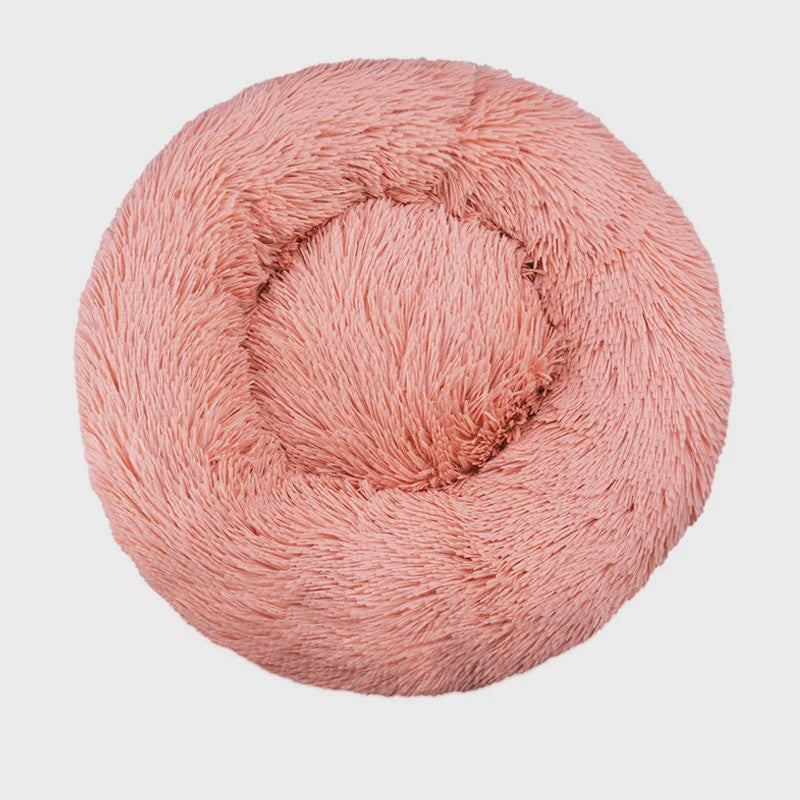 Warm & Zacht Rond Hondenkussen/Kattenmand - Pluche, Wasbaar & Comfortabel