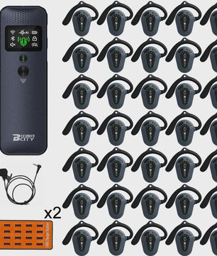 Professioneel 2.4GHz Draadloos Tour Guide Systeem met Groene Laser Pointer en Audio Headset