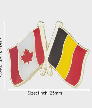 Belgische Vlag Speld - Stijlvolle Badge voor Kleding en Tassen