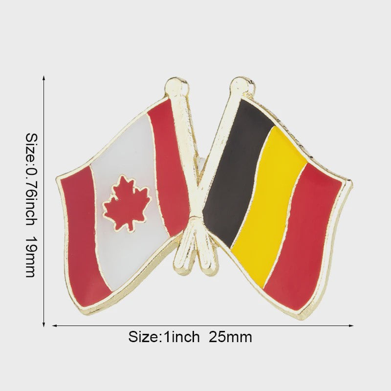 Belgische Vlag Speld - Stijlvolle Badge voor Kleding en Tassen