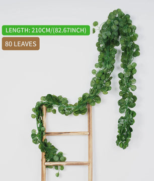 Kunstige Klimop Slang 2.1M - Groene Nep Plant voor Decoratie, Bruiloft & Feest