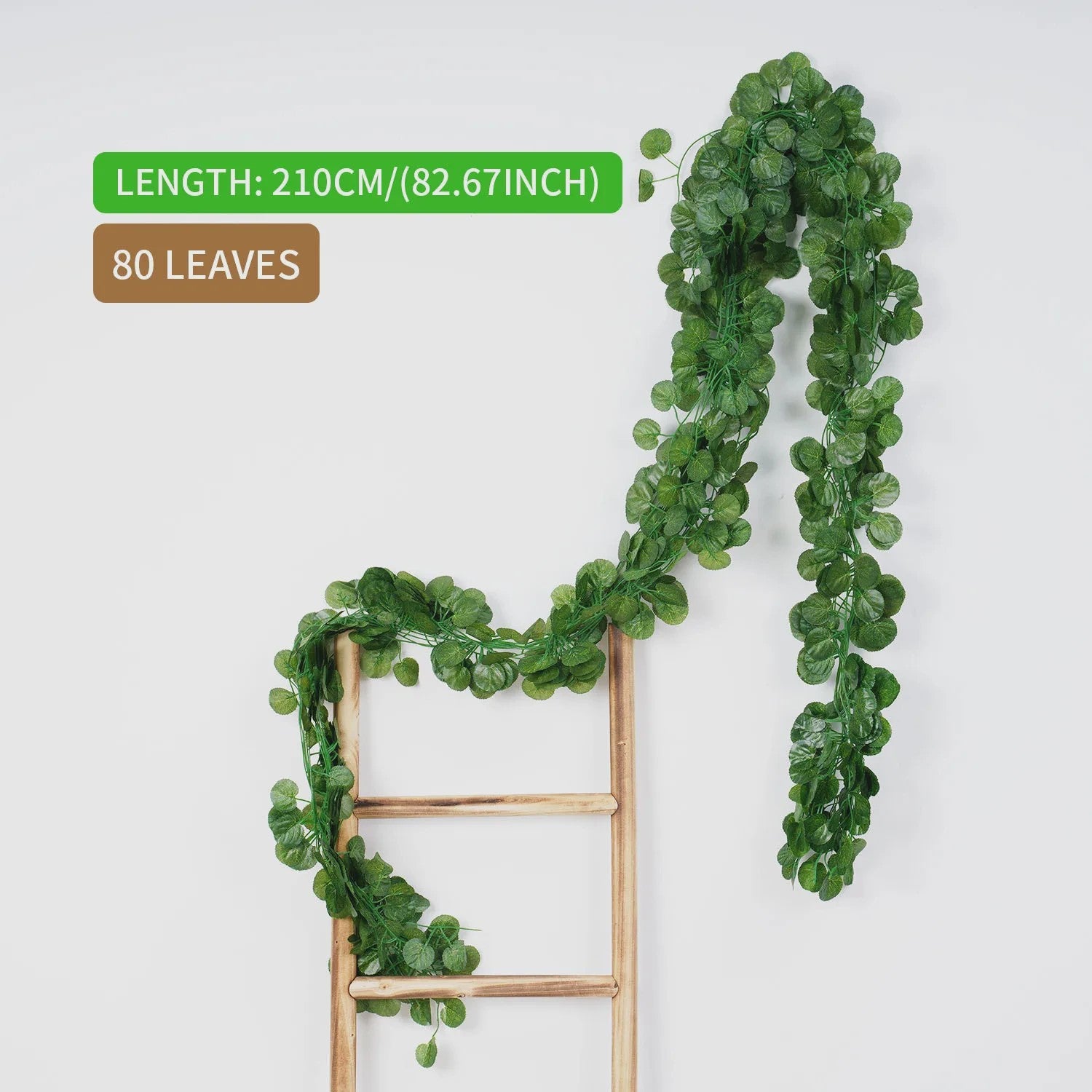 Kunstige Klimop Slang 2.1M - Groene Nep Plant voor Decoratie, Bruiloft & Feest