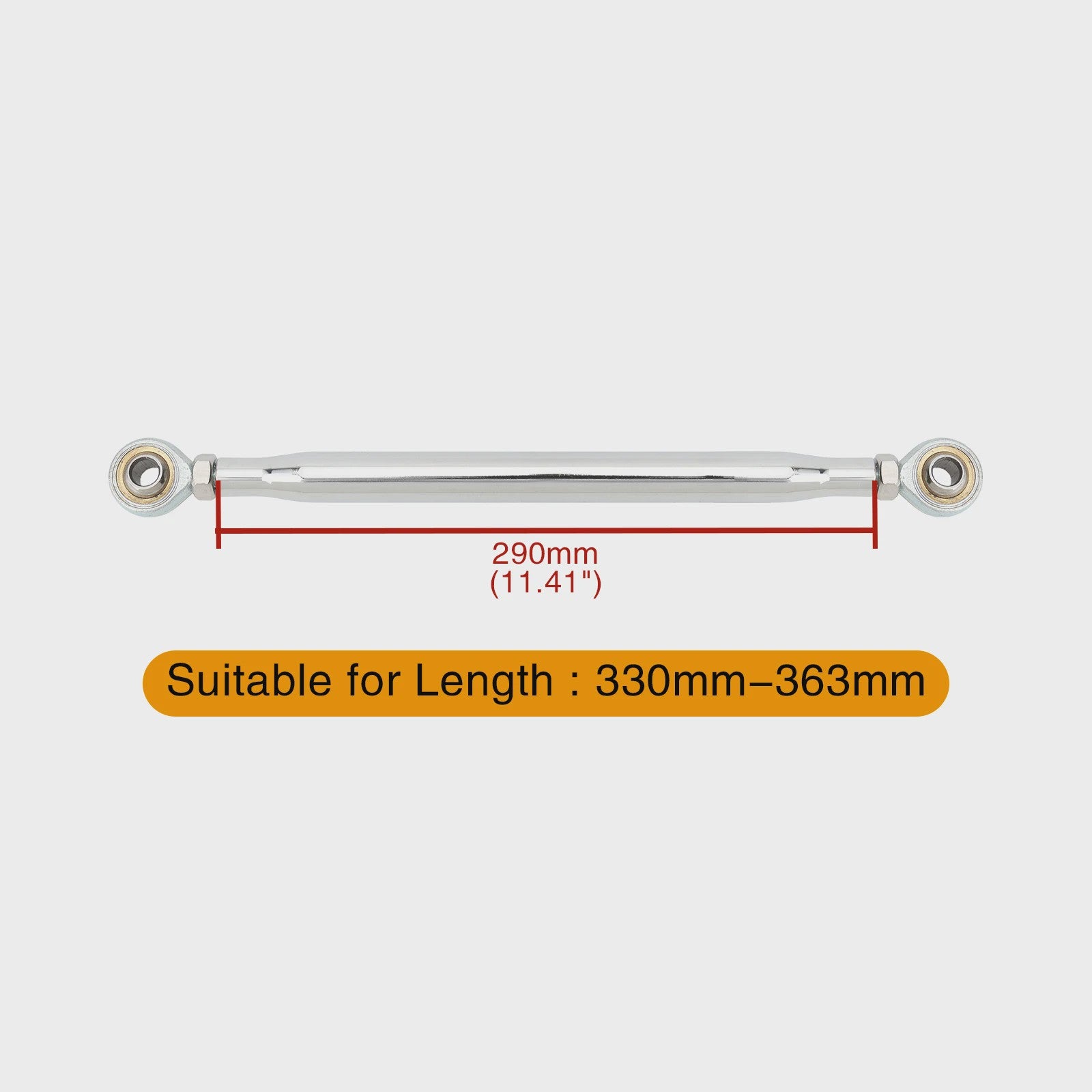 Universele Motor Schakelstang Linkage - 50mm tot 370mm - Verstelbaar