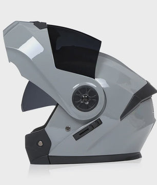 BLD Modulaire Flip-Up Motorhelm met Dubbele Lens - Veiligheid & Comfort voor Motocross