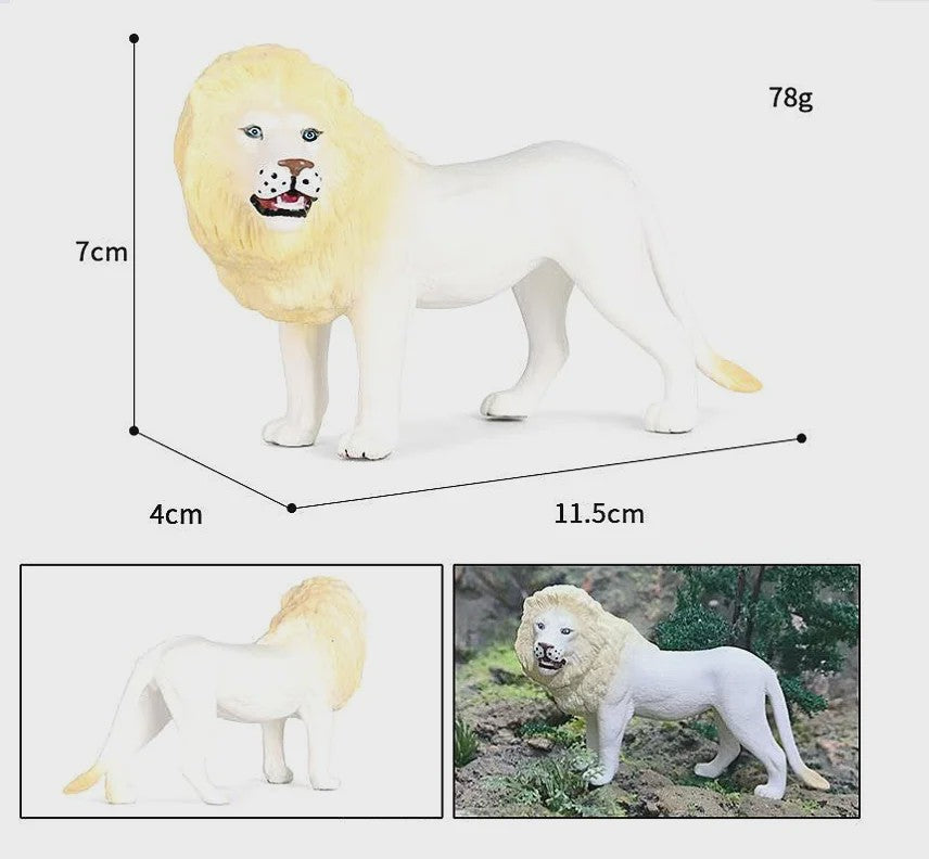 Realistische PVC Dierenfiguren Set: Wilde Dieren Collectie