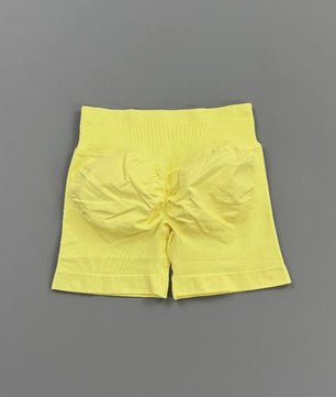 HISTELLO Seamless Biker Shorts Dames - Low Waist Scrunch Butt voor Fitness & Yoga