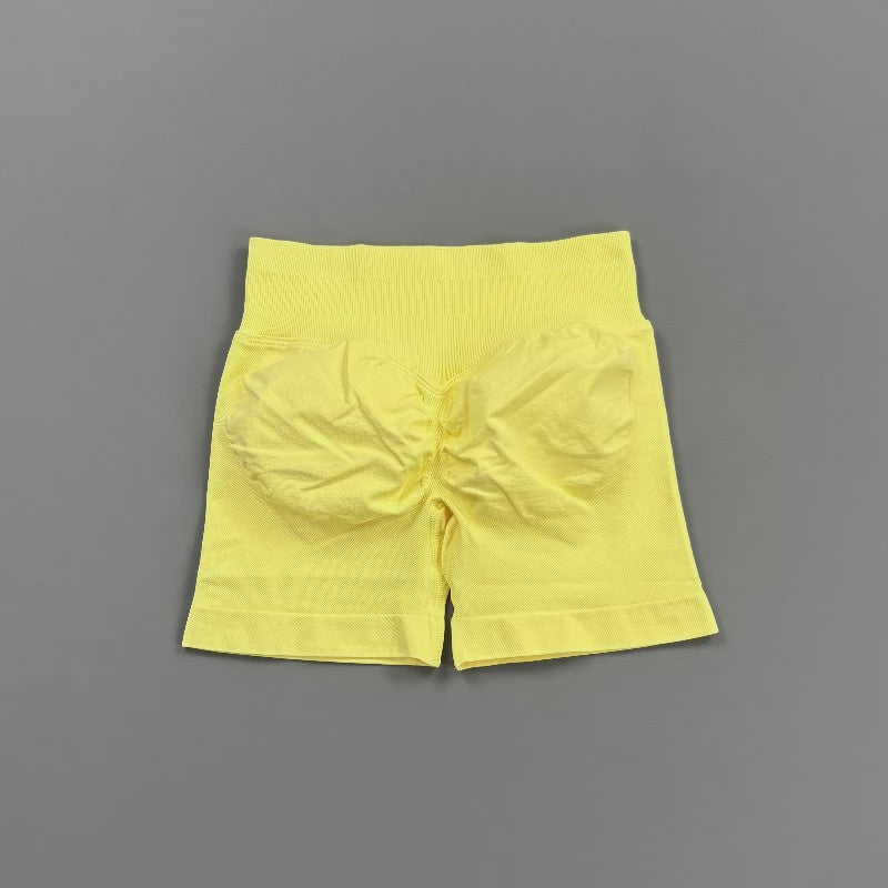 HISTELLO Seamless Biker Shorts Dames - Low Waist Scrunch Butt voor Fitness & Yoga